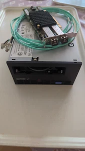 IBM FH FC Ultrium LTO-7 stand alone tape drive with HBA and FC cable. - Photo 1/3