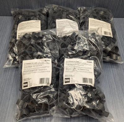 LOTE de 500 Oatey # 33941 3/4" abrazadera de tubo estándar Foto 1 de 3