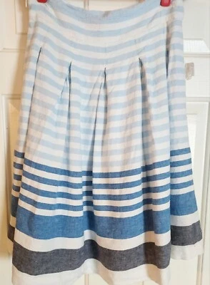 Christopher & Banks Pleated Knee Length Skirt Size 6 - Image 1 of 3