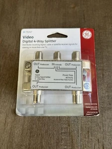 Digital 4-Way Splitter Unopened Factory Sealed Vintage GE Digital Video Splitter - Picture 1 of 5