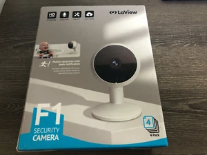 LaView Security Cameras 4pcs, Home Camera Indoor 1080P, Wi-Fi White - Picture 1 of 1