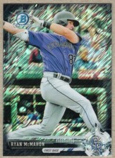 RYAN MCMAHON - 2017 BOWMAN CHROME PROSPECTS MINI BLACK SHIMMER REFRACTOR RC /100