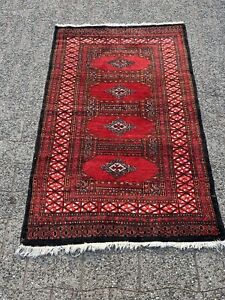 Schöne Handgeknüpfte  Buchara Pakistan Bokhara Carpet ca 92X148 cm