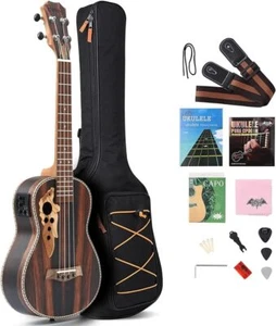 Bariton Ukulele Elektrisch 30 Zoll Backwood Baritone Ukulelen mit Halsspannstab - Bild 1 von 8
