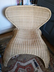 Rare Vintage IKEA PS Gulte Rattan Chair Used - Picture 1 of 14