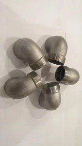 NEW!! Pack of 5 Stainless Steel 2" street elbows NPT. - Picture 1 of 10