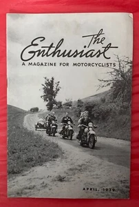1939 Harley-Davidson "ENTHUSIAST" April - Original Motorcycle Magazine - Picture 1 of 8