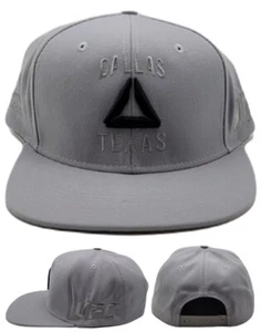UFC New Reebok MMA Dallas, Texas Fighter Venom Gray Black Era Snapback Hat Cap - Picture 1 of 9