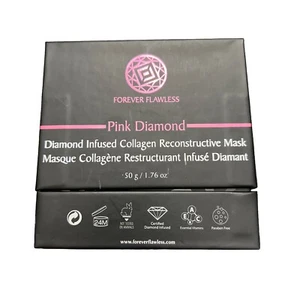 HUGE DISCOUNT! NIB FOREVER FLAWLESS PINK DIAMOND INFUSED COLLAGEN MASK - Picture 1 of 6