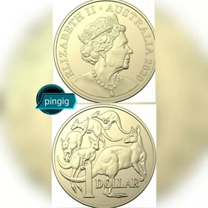 2020 🔥$1 JC MOR 🔥UNC Ex RAM Bag. 2020 Handled with care. In 2x2 Coin Holder. - Picture 1 of 8