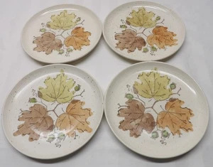 Juego de 4 platos de ensalada Metlox PoppyTrail "Woodland Gold" 8 1/8" - Imagen 1 de 6
