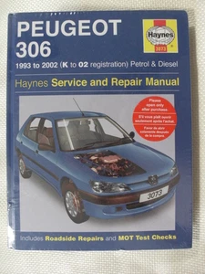 Peugeot 306 Petrol & Diesel (93 - 02) Haynes 3073 Sevice and Repair Manual - NEW - Picture 1 of 3