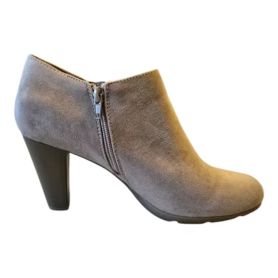 Anne Klein Bootie Womens Size 10M Taupe Xland Boot Almond Toe Zip Classic - Image 1 of 4