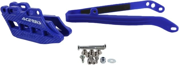 Kit de guía/deslizante de cadena Acerbis azul para Yamaha YZ450F/YZ250F 4 tiempos/YZ450FX Foto 1 de 1