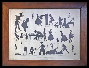 OMBRES FANTASTIQUES 1830 LEPOITTEVIN / jouet optique lanterne magique - Imagen 1 de 3