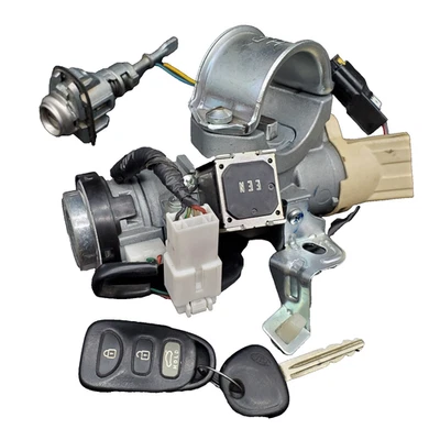 2010-2013 Kia Forte Ignition Switch Lock Cylinder with KEY Assembly Driver Door - Image 1 of 4