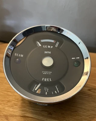Triumph Herald 13/60 Fuel Temp Gauge Smiths IP2207/00 - Image 1 of 4