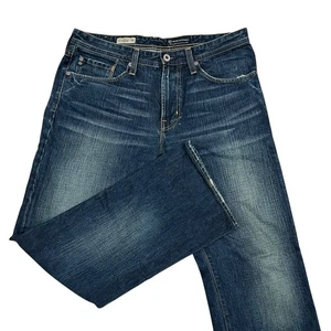 AG Adriano Goldschmied The Protege Straight Leg Jeans Mens 34X31 Blue Denim USA - Picture 1 of 11