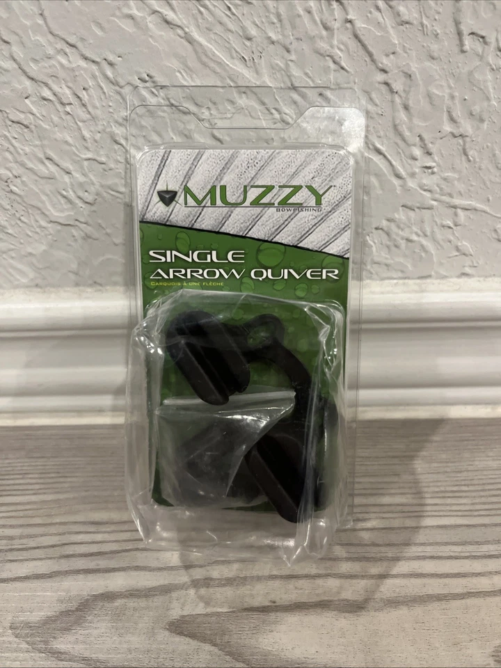 Aljava de flecha única Muzzy Bowfishing (1195), preta - Imagem 1 de 3