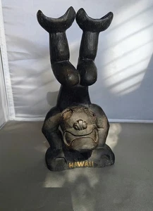 Vintage Hawaii HANDSTÄNDER TIKI FIGUR 11"X 5" KC Co 1998 - Bild 1 von 10