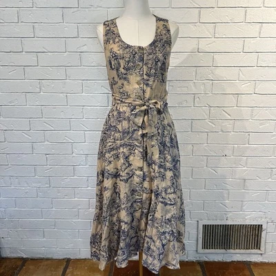 Платье без рукавов женское J. Peterman Blue Toile 4 - Изображение 1 из 4