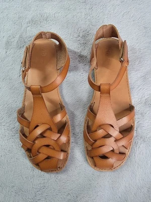Sandalias de cuero Zara talla EU 37 EE. UU. 6,5 Foto 1 de 4