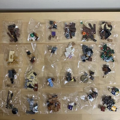ALL 24 Sealed Bags from LEGO 76390 Harry Potter 2021 Advent Calendar NO BOX - Image 1 of 3