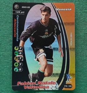 Football Champions 2001-02 "Fabian Valtolina" 216/230 Foil Venezia - OTTIMA - Imagen 1 de 2
