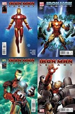 Iron Man: Legacy #1-2 (2010-2011) Limited Series Marvel Comics - 4 Comics