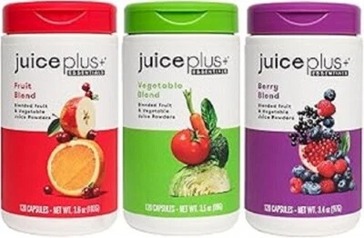 JUICE PLUS+ 360 Berry, Fruit, Vegetable Caps: 1 Berry, 1 Fruit, 1 Veggie - 10/26 - Image 1 of 2
