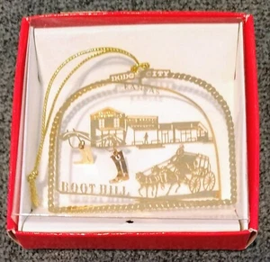 Ornamento de latón Nation's Treasures Dodge City Kansas - Imagen 1 de 3