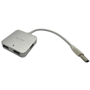 Sharkk Aluminum 4 Port USB 3.0 Hub Dock Extender 5V Power Adapter For Laptop - Picture 1 of 12