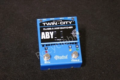 Interruptor amplificador activo ABY Radial Engineering Tonebone Twin City Bones Foto 1 de 3