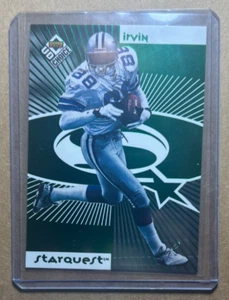Upper Deck UD Choice Star/Rook Quest Green Irvin/Dyson SR10 1998 - Imagen 1 de 2
