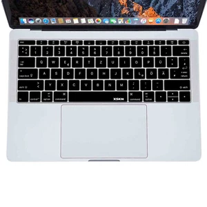 XSKN German Keyboard Cover for Macbook Pro 13.3 no Touch Bar/Macbook 12 inch - Picture 1 of 10