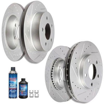 Front & Rear Rotors for 1994 -1999 2000 2001 2002 2003 2004 Ford Mustang Base GT Foto 1 de 4
