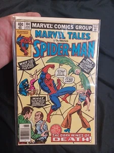 MARVEL TALES #104 SPIDERMAN 1979 VG Bagged & Boarded VULTURE DARK WINGS OF DEATH - Picture 1 of 6