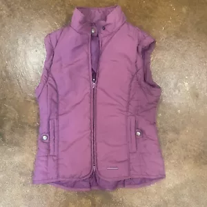 Dublin Womens Size Medium Pink Purple Full Zip Up Insulated Vest Zipped Pockets - Picture 1 of 5