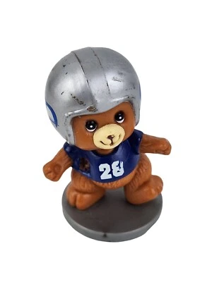 Vintage NFL FOOTBALL PLAYER TEAM STAMP Russ Berrie Bear Figure Seahawks Foto 1 de 4