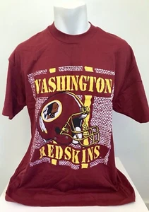Vintage 90s Washington Redskins NFL Football Single Stitched T-Shirt Gr. XL - Bild 1 von 4