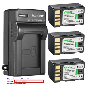 Kastar Battery Wall Charger for JVC BN-VF815 & GZ-HD6 GZ-HD6EK GZ-HD6EX GZ-HD6US - Picture 1 of 11