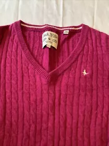 Jack Wills womens jumper/sweater size 10  (cerise) - Picture 1 of 2