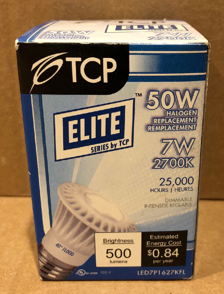 TCP Dimmable 7W 2700K 40° PAR16 LED Bulb - Image 1 of 2