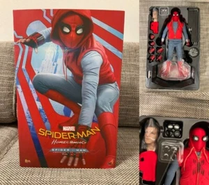 Hot Toys MMS414 SPIDER-MAN : HOMECOMING – HOMEMADE SUIT 1/6 Used Rare Japan - Picture 1 of 4