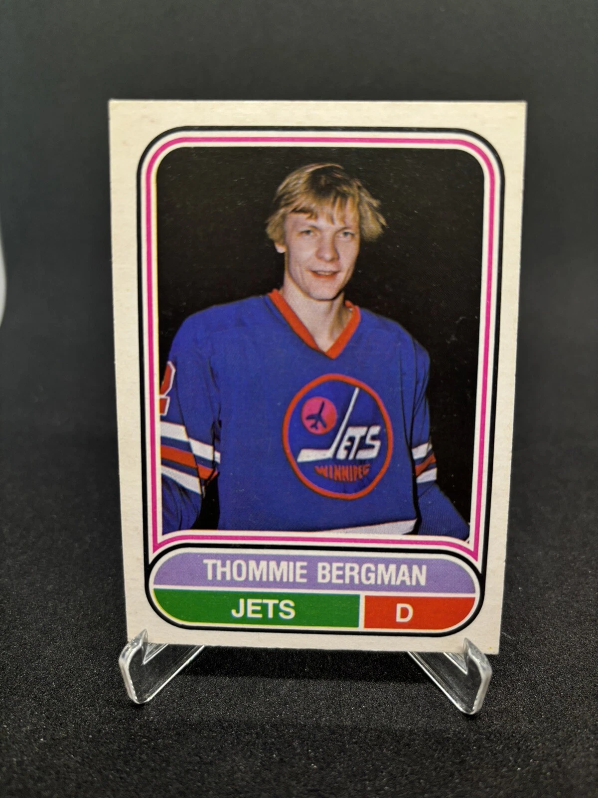 1975-76 O-PEE-CHEE WHA HOCKEY #29 THOMMIE BERGMAN WINNIPEG JETS