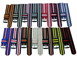 Neu Qualität Sport Armband Nylon Armee Uhrenarmband Militärband für Breitling - Bild 1 von 15