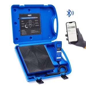 OMT Bluetooth Refrigerant Scale Charging Digital Weight HVAC 220lbs Electronic - Picture 1 of 7
