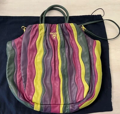 Bolso de cuero Prada rayas napa Foto 1 de 4