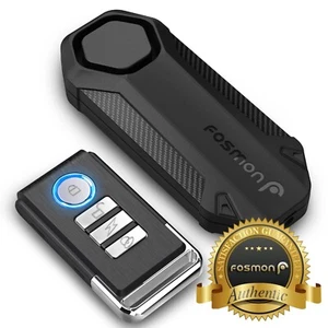 Loud 113dB Wireless Anti-Theft Vibration Motorcycle Alarm Bike Security Remote - Picture 1 of 6