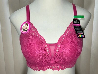 Sutiã Bali camiseta M L XL XXL sem fio conforto flexível Bralette J gancho baga DF6591 - Imagem 1 de 4